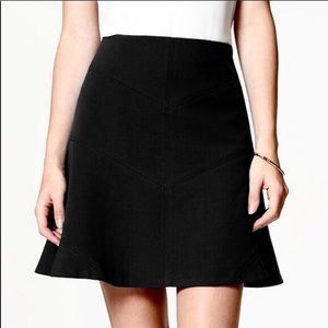 LOFT Seamed Ponte Flippy Skirt